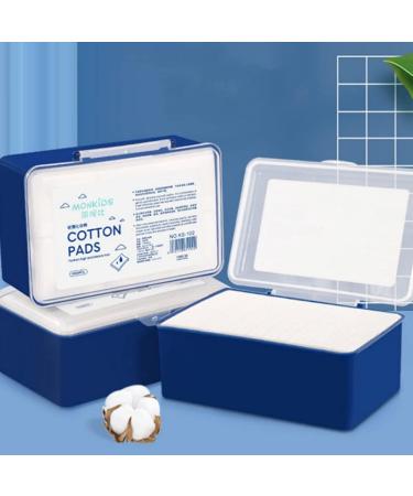 Lurrose 1000 Pieces Cotton Pads - Disposable & Reusable Make-Up Remover Hygiene Towels Fleece Eye Cake Towel for Smooth Skin Care - International Shipping Available - Buy Online on GoSupps.com