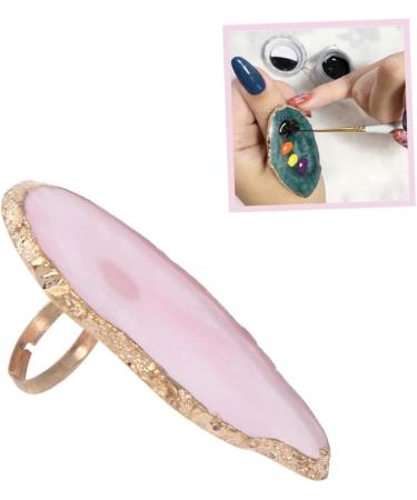 minkissy 2 Pieces Nail Polish Makeup Display Board Nail Art Palette Resin Nail Art Palettes Nail Tips Polish Manicure Golden Nails Paint - Buy Online on GoSupps.com