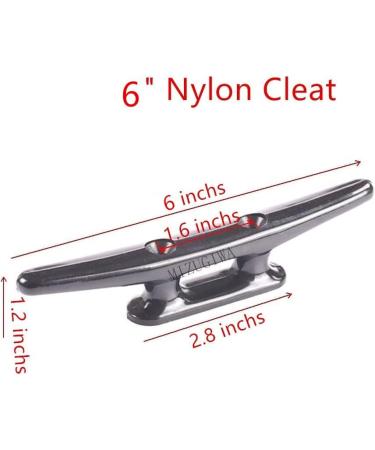 MIZUGIWA 6 Nylon Boat Dock Cleats in Black - Set of 2 - Buy Online on GoSupps.com