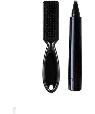SEGMINISMART Beard Pen Beard Filler Pencil Beard Pencil Filler for Men Beard Pencil Filler For Men with Brush Hair and Beard Filler Waterproof Long Lasting Natural Black - Buy Online on GoSupps.com