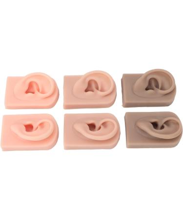 Waterproof Human Ear Model Set - 3 Pairs for Beauty Salon | Simulation Ear Model - Buy Online on GoSupps.com