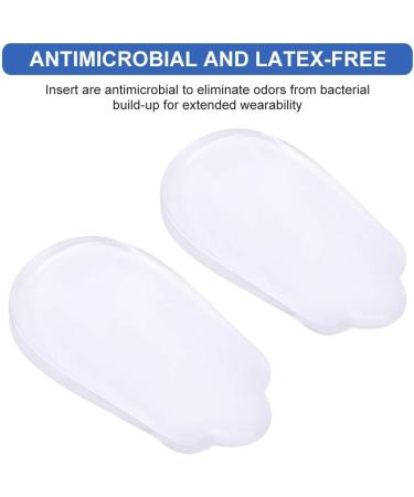 Buy Haofy Gel Heel Pillow for Heel Spur - 2 PCs Silicone Insoles for Plantar Fasciitis & Achilles Tendon Pain Relief | Comfortable Shoe Inserts - Buy Online on GoSupps.com