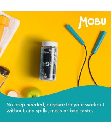 MObu Pre-Workout 60 Gummies - Berry Flavored Energy Boost with Caffeine, Taurine, and Vitamin B6 - 60 Count - Buy Online on GoSupps.com