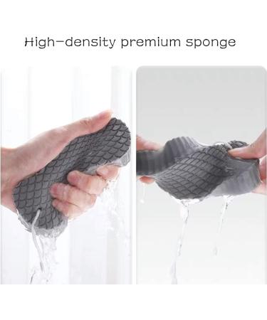 QVARKY Exfoliating Bath Sponge 3D Bath Sponge Shower Brush Soft Bath Sponges for Shower Dead Skin Remover for Body Shower Sponge for Adult Baby (MULTI COLOR) - Buy Online on GoSupps.com