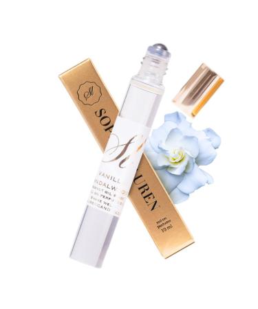 Sophia Lauren 10ML Pheromone Perfume for Women | Long Lasting Coconut Gardenia Perfume | Portable Parfum Pheromone Femme Roll-On | Natural Coconut Oil Women s Perfume (Gardenia)