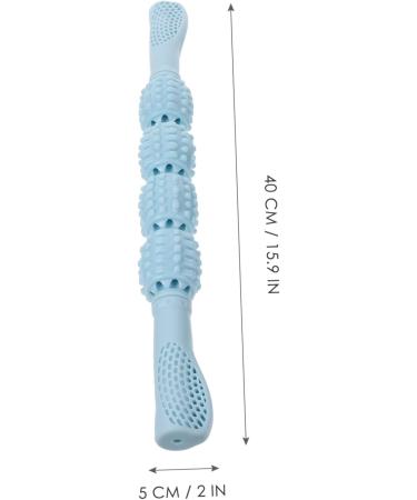 Lurrose Massage Tab - Manual Leg Massage Roller Stick | Fascia Massage Device for Deep Tissue Relief | Handheld Fitness Tool 40.5x5cm - Shop Internationally! - Buy Online on GoSupps.com