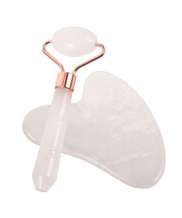 Orfofe 1 set of stone Beauty Jade skin care set Jade scratch Sixture from natural jade gua-sha facial tools men and women carbonate-jade fashion toolbox
