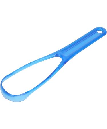 Portable Blue Tongue Scraper & Brush - Fresh Breath & Oral Health Essential - Buy Online on GoSupps.com
