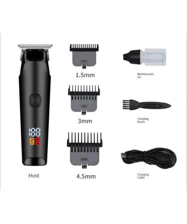 Pro Hair Clipper - 2000mAh Digital Barber Clipping Tool for Salon & Home Use | Oil Head Shaving & Engraving | International Shipping Available - Buy Online on GoSupps.com