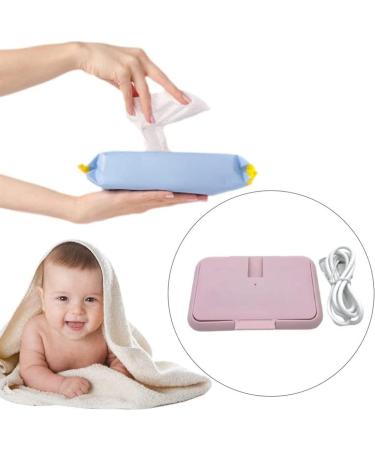 1pc Portable Baby Wipes Warmer Napkin Warmer Box Paper Warmer USB Charging Wet Wipes Dispenser for (Pink). - Buy Online on GoSupps.com
