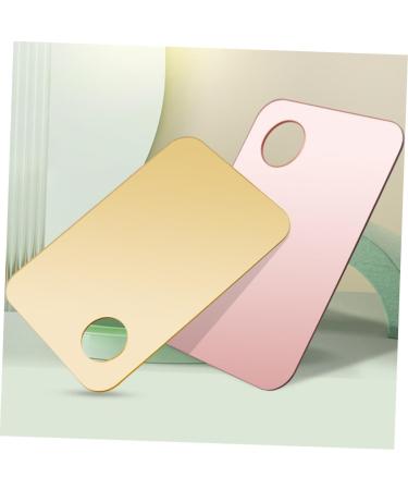 NOLITOY 2 ensembles Palette de Maquillage Acrylique L g re avec Spatule pour Fond de Teint et Ombres Paupi res Outils Portables pour Professionnels et Amateurs - Buy Online on GoSupps.com