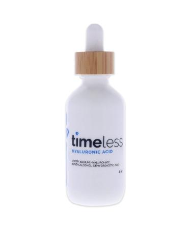 Timeless Skin Care Hyaluronic Acid 100% Pure Serum 2 oz - Unisex Formula - Buy Online on GoSupps.com