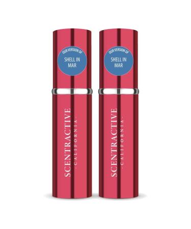 CA Perfume Impression of Grlin Shell in Mar For Women Replica Version Fragrance Dupes Concentrated Long Lasting Eau de Parfum Spray Refillable Atomizer Bottle 0.17 Fl Oz/5ml-X2 GRLIN SHELL IN MAR IMPRESSION 0.34 Fl Oz (Pack of 1)