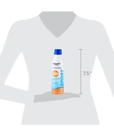Equate Sunscreen SPF 100- Sport Broad Spectrum Spray (pack of 1) Set By Basket Goods - Buy Online on GoSupps.com