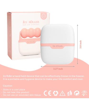 PrettyCare Pink Ice Roller for Face and Eye - Relief from Puffiness, Migraine, Pain & Minor Injuries - Summer Cooling Skin Care Product - Buy Online on GoSupps.com