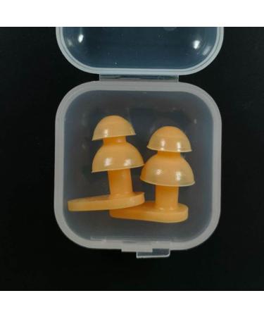 Buy 6 Pairs Silicone Ear Plugs for Noise Reduction & Water Protection - Soft Flexible Mushroom Ear Plugs for Swimming & Kids - Buy Online on GoSupps.com