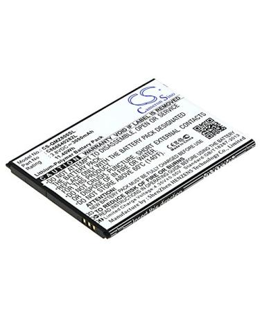 3000mAh Replacement Battery Compatible with Qmobile C866640282L Z8 Plus
