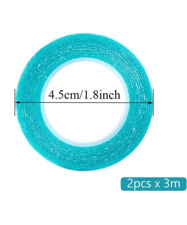 Youway Hair Extension Adhesive Tape - 2 Rolls (6m) High Adhesive Hair Tape Replacement for Tape-In Extensions - Buy Online on GoSupps.com