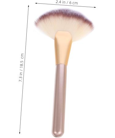 POPETPOP 4 Sets Makeup Brush Facial Tools Blush Highlighter Applicator Powder Brush Highlighter Makeup Brush Fan Makeup Brush Face Fan Concealer Brush Wooden Handle Powdery Woman - Buy Online on GoSupps.com