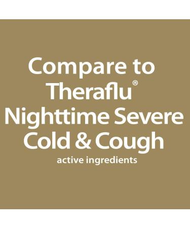 GoodSense Nighttime Severe Cold Flu Relief - Honey Lemon Nighttime Therapy 6 Count - Buy Online on GoSupps.com