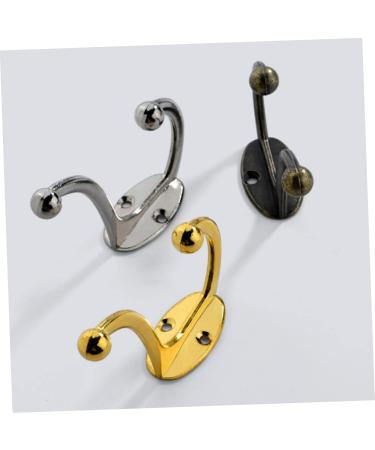 ABOOFAN 4pcs Hook up Bath Towel Hook Jacket Hooks Single Robe Hook Utility Hooks Office Old Fashioned Hanger 9.5X6.7X2.3CM Golden - Buy Online on GoSupps.com