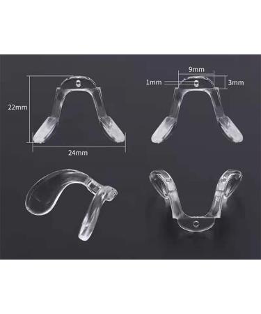 PERFFITT Nose Pads for Eyeglasses & Sunglasses | HNP431 Transparent Gray | Comfortable Eyewear Accessories - 1 Pair - Buy Online on GoSupps.com