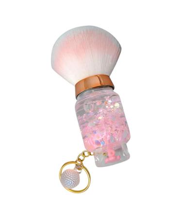 FRCOLOR Powder Brush Nail Dust Brush Makeup Brush for Powder Highlighter Brush Blush Brush for Women Blush Brush for Makeup Small Makeup Brush Blush Brush for Cheeks Face Tool Pink Miss 9.00X3.50X3.50CM Pink