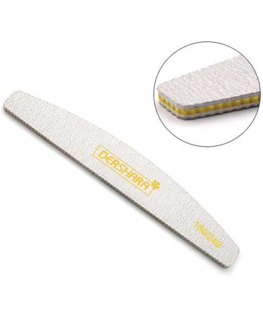 Professional Nail File Double Sided Grit 180/240 - 15 Pcs for Manicure, Nail Grooming, Acrylic Gel Styling and Polishing - Buy Online on GoSupps.com