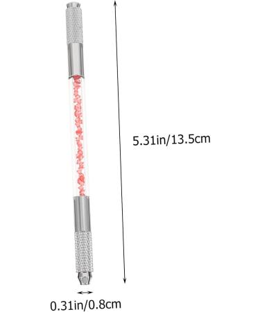 NOLITOY 9 Pcs Fruit Embroidery Pen Brow Pencil Makeup Tool Metal Pen Crystal Pen Miss Make up Cosmetics 1 count (Pack of 1) Assorted Colorx3pcs - Buy Online on GoSupps.com