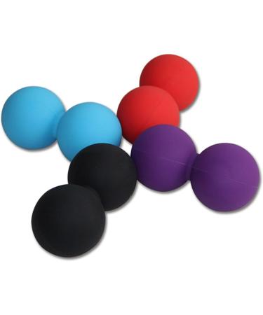 Gatuida Massage Ball - Full Body Mobility & Foot Pain Relief | Silicone Peanut Yoga Roller for Self-Massage - Red - Buy Online on GoSupps.com