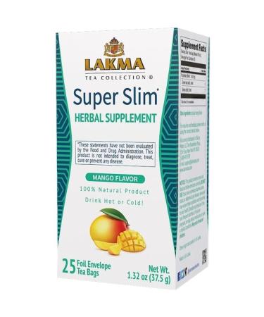 HYLEYS Lakma Super Slim Tea - Mango - 1.32 Oz.
