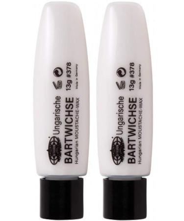 2x Hungarian Beard Wax colorless Moustache Wax Stern Bremen 13 g
