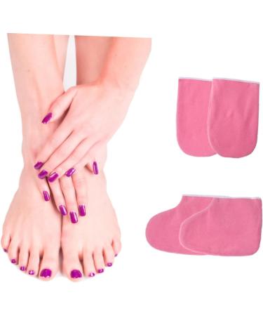 FRCOLOR 6 Pairs Boot Gloves Hand Moisture Gloves Work Gloves Ankle Boots Gloves for Beauty Care Paraffin Wax Gloves Cosmetics Short Boots Heating - Buy Online on GoSupps.com