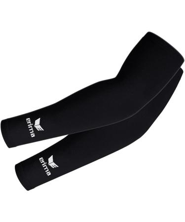 Buy ERIMA Unisex Adult Arm Sleeves - Black Arm Warmers for Sports | International Shipping Available - Buy Online on GoSupps.com