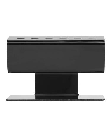 Tweezers Stand Eyelash Extension Tweezers Holder Plastic Tweezers Rack Holder 6 Tweezers Stand Positions(BLACK)