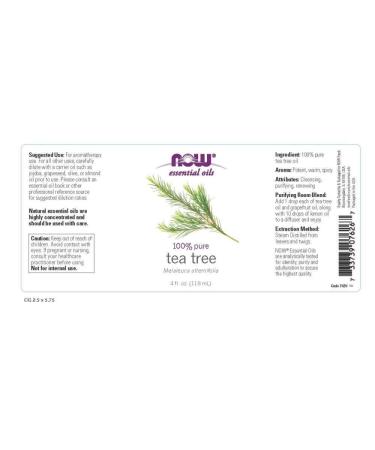 Now Foods Tea Tree Oil 4 Ounces Pack of 3 - Buy Online on GoSupps.com