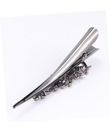 Didiseaon 1PC Metal grace Hair piece animal modeling Hair Clips styling alligator hair accessories metal hair clip Bobby Pins rhinestones make up hair Korean version dense headgear - Buy Online on GoSupps.com