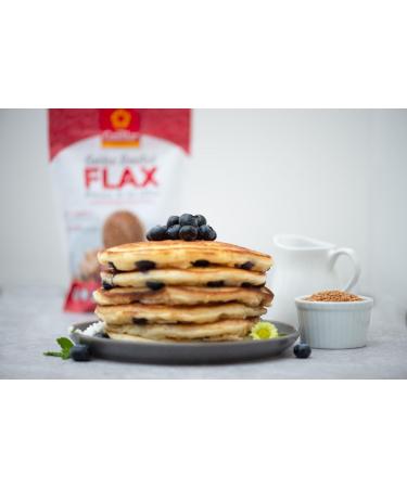 CanMar Golden Roasted Whole Flax Seed 1lb - Non-GMO Gluten Free Vegan Omega-3 Rich Superfood - Buy Online on GoSupps.com