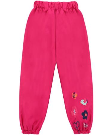 LZH Baby Girls Waterproof Hooded Raincoat & Trousers Set, Magenta, 1-2 Years - Buy Online on GoSupps.com