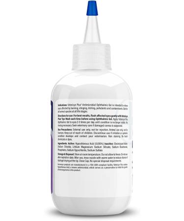 Vetericyn Plus Ophthalmic Eye Gel for Dogs, Cats, Horses & More - 3 oz - Relieves Eye Irritations - Buy Online on GoSupps.com