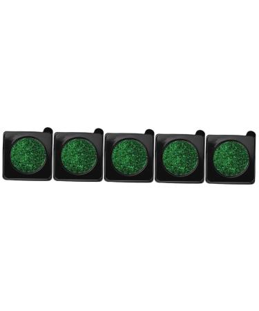 FRCOLOR 5pcs Glitter Eyeshadow Palette Green Eye Shadow Eyeshadow Stickers Eye Shadow for Women Miss Set