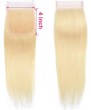 613 Closure 4X4 Lace Closure Brazilian Virgin Human Hair Straight Closure Blonde Closure Free Part 613 4X4 Closure Unprocessed Human Hair Closure 12 inch 12 inch-613 closure - Buy Online on GoSupps.com