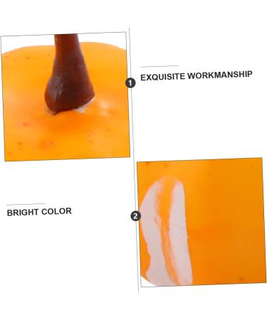 DECHOUS 20pcs Simulated Mini Pumpkin Halloween Decoration Simulation Pumpkin Halloween Pumpkin Crafts Fake Pumpkin Halloween Pumpkin Decoration Painted Decorate Little Pumpkin Foam Yellow 2.2X3.4CM - Buy Online on GoSupps.com