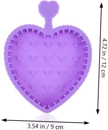 DRESSOOS Makeup Brush Cleaning Pad Gloves for Cleaning Beauty Brush Cleaning Bowl Cleaning Tools Cosmetic Limpiador De Brochas De Maquillaje Makeup Tools Cleaner Silica Gel Foldable Purple 12x9cm Purple - Buy Online on GoSupps.com