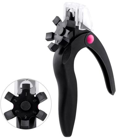 Acrylic Nail Clipper U Shaped Nail Edge Trimmers False Nail Tip Scissors Black fake nail clipper - Buy Online on GoSupps.com