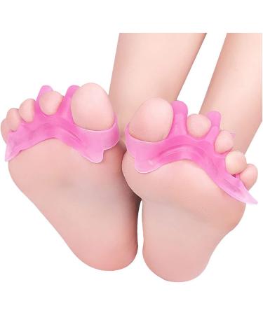 ALINZO Gel Toe Separators 4pcs - Orthopedic Bunion Splint & Big Toe Straightener for Hallux Valgus - Hammer Toe Corrector - Bunion Relief Foot Brace (Blue) - Buy Online on GoSupps.com