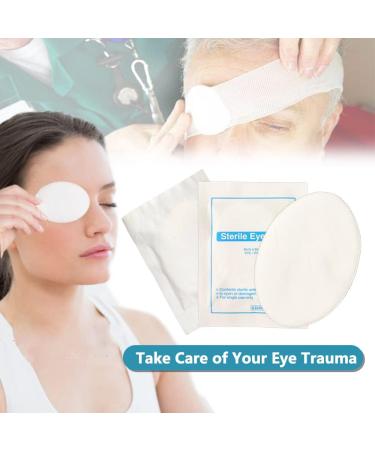 Sterile Eye Dressing Pads - Disposable Non-Woven Eye Care Patches for Wound Recovery | Post Surgery Protection | 30 PCS - Buy Online on GoSupps.com