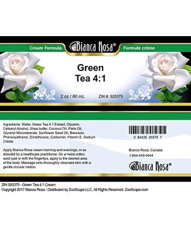 Bianca Rosa Green Tea 4:1 Cream (2 oz ZIN: 520375) - 2 Pack - Buy Online on GoSupps.com