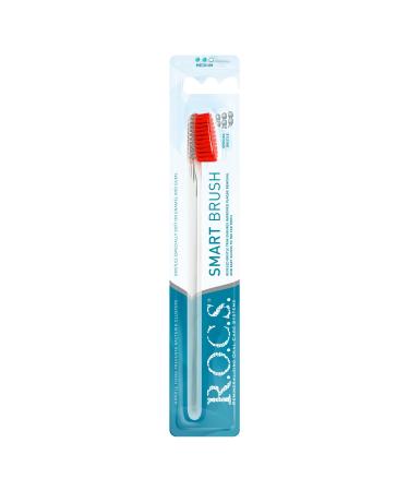 R.O.C.S. Classic Medium Toothbrush - Intelligent B rstSystem for Optimal Dental Care | Dentist-Approved Quality Bristles - Buy Online on GoSupps.com