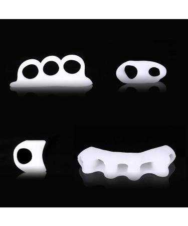 8-Part Toe Separators & Hammer Toe Smoothers | Hallux Valgus & Crooked Toe Relief - Shop Internationally! - Buy Online on GoSupps.com